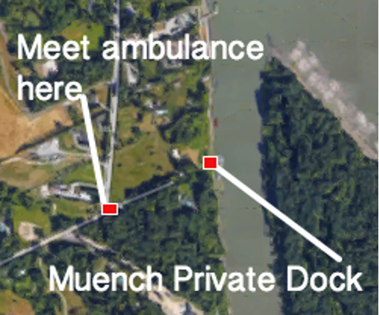 Muench Dock aerial