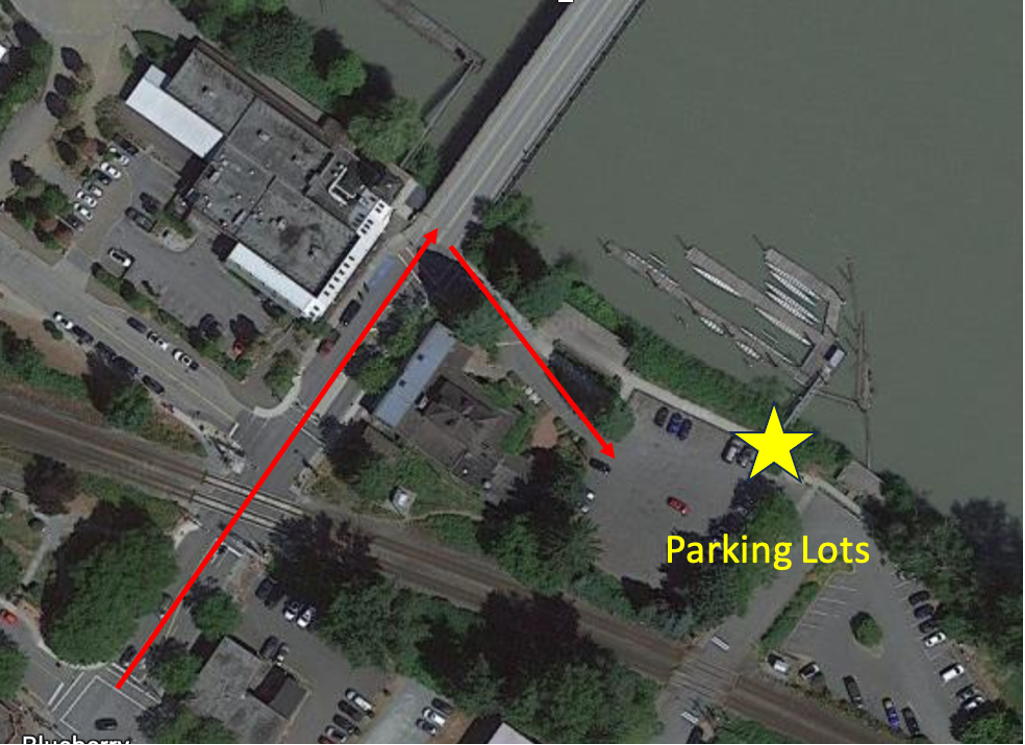 Map to Canoe Dock dropin
